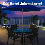 Jahreskarte für kostenfreie Hotel-Übernachtungen